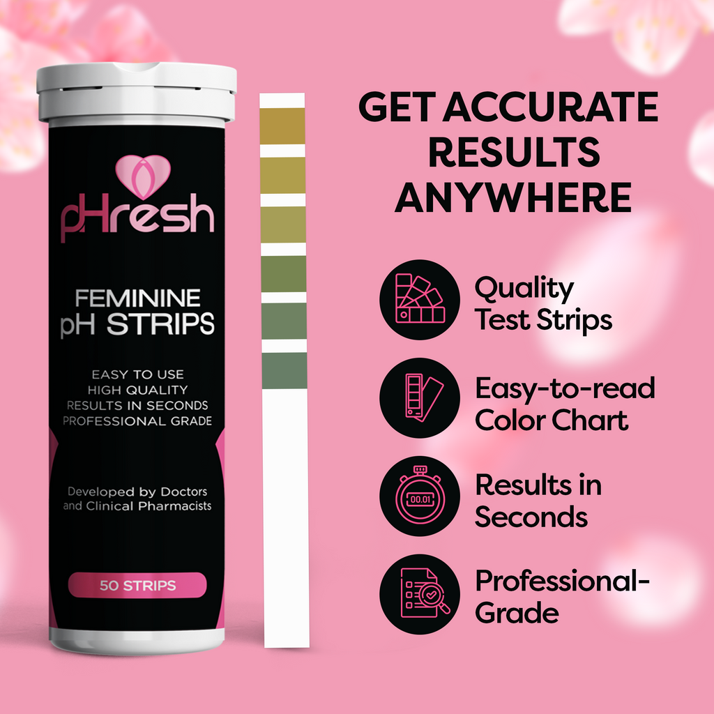 50 Strips Vaginal Health pH Test Strips for Women Healthy pH Balance  Detection